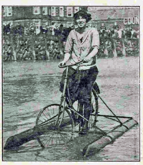 Zetta Hills Channel Water Cycle - Folkestone, Hythe, Sandgate and Cheriton Herald 25/8/1923