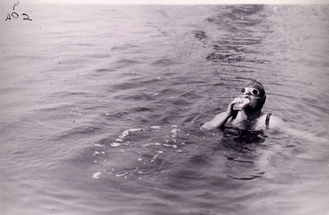 Channel swimmer Sunny Lowry