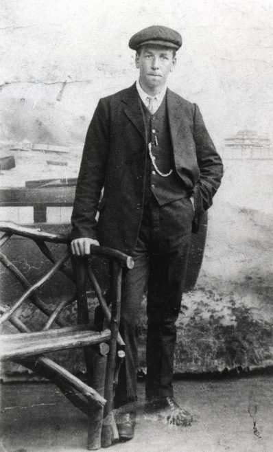 Jack Burwill as a young man (Dover Boatman and Pilot)