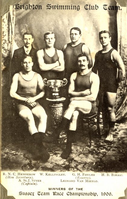 Winners of Sussex Team Swimming Race Championship 1906