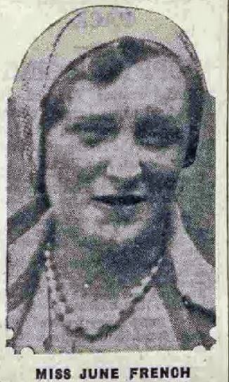 Miss June French - The Daily Mail 8/8/1932